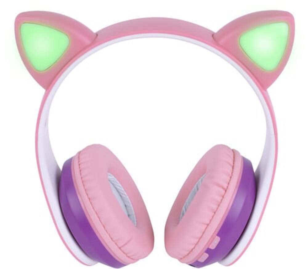 NEW Singing Machine SMK302PP Kids Bluetooth Headphones Pink ~ FREE SHIPPING!